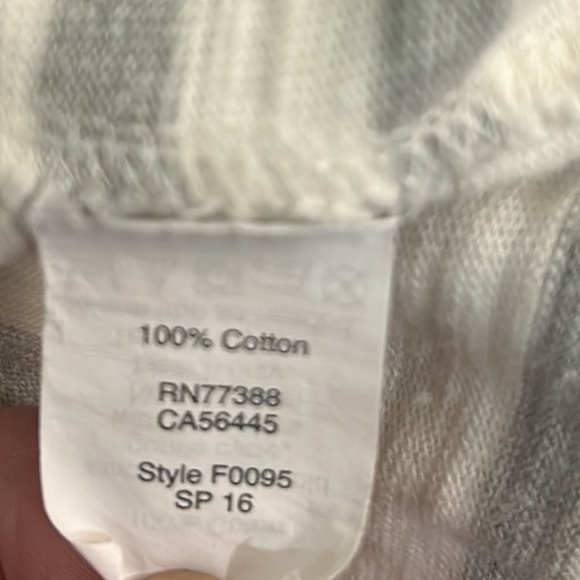 Madewell Gray & White Striped Button Back Knit Mini Dress - S - Picture 12 of 14